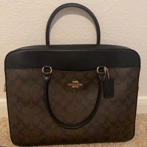 Coach laptop bag